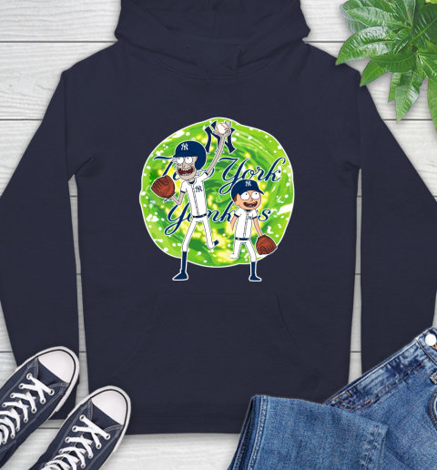 MLB New York Yankees Rick And Morty Baseball Sports Hoodie 4