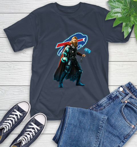 NFL Thor Avengers Endgame Football Buffalo Bills T-Shirt 4