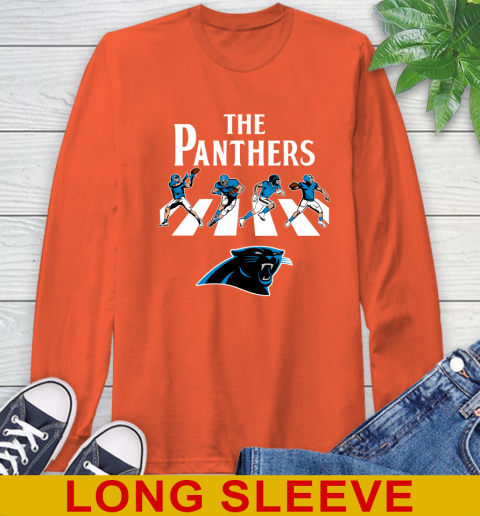NFL Football Carolina Panthers The Beatles Rock Band Shirt Long Sleeve T-Shirt 4