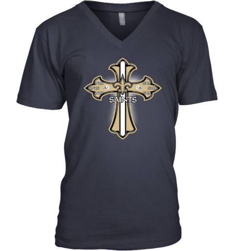 Womens Saints V-Neck Tee