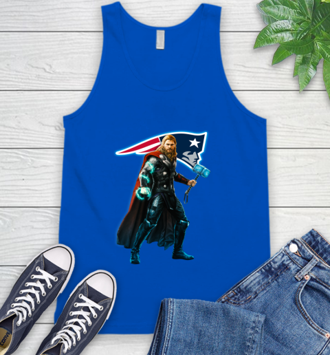 NFL Thor Avengers Endgame Football New England Patriots Tank Top 5