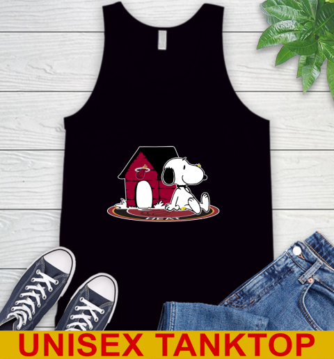 NBA Basketball Miami Heat Snoopy The Peanuts Movie Shirt Tank Top 2