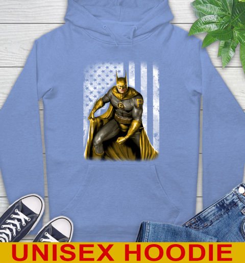 Pittsburgh Pirates MLB Baseball Batman DC American Flag Shirt Hoodie 11