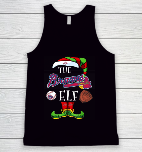 Atlanta Braves Christmas ELF Funny MLB Tank Top