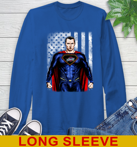 NBA Basketball Cleveland Cavaliers Superman DC Shirt Long Sleeve T-Shirt 12 NBA Basketball Cleveland Cavaliers Superman DC Shirt Long Sleeve T-Shirt - Image 12