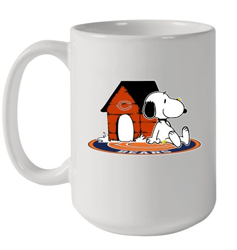 NFL Football Chicago Bears Snoopy The Peanuts Movie Shirt Ceramic Mug 15oz