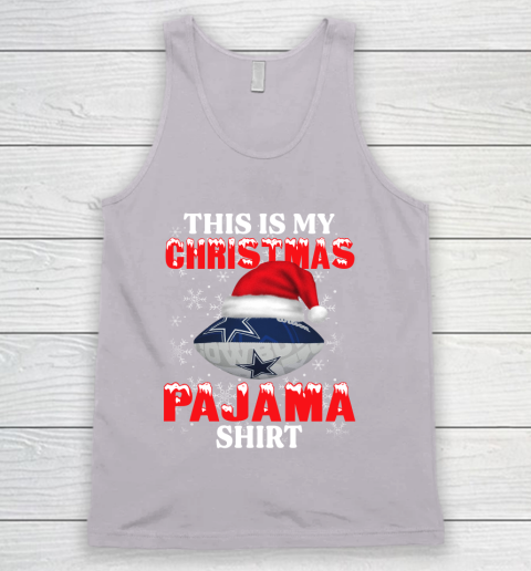 Dallas Cowboys This Is My Christmas Pajama Shirt NFL Tank Top 3
