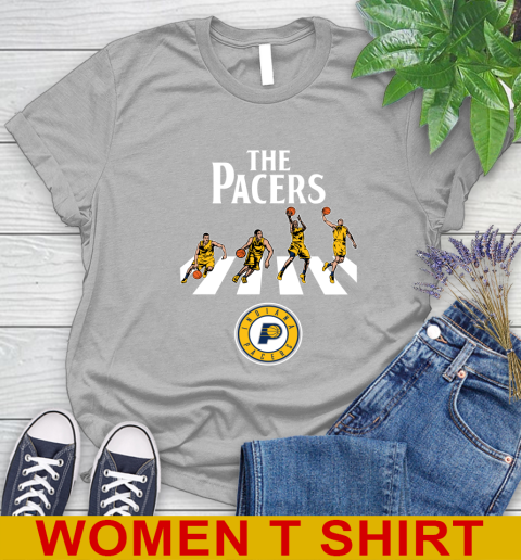 NBA Basketball Indiana Pacers The Beatles Rock Band Shirt Women's T-Shirt 5