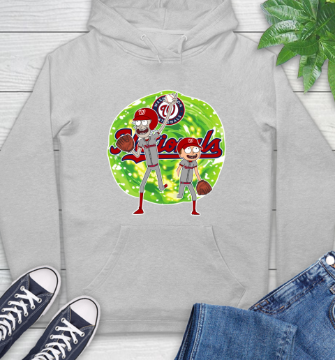 MLB Washington Nationals Rick And Morty Baseball Sports Hoodie 6