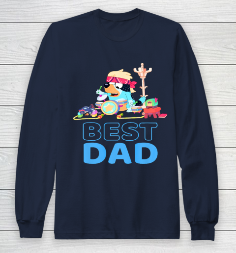 Bluey Best Dad Matching Family For Lover Long Sleeve T-Shirt 2