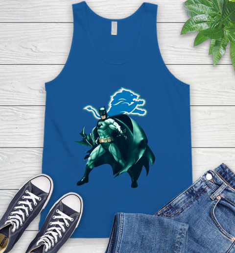 NFL Batman Football Sports Detroit Lions Tank Top 5