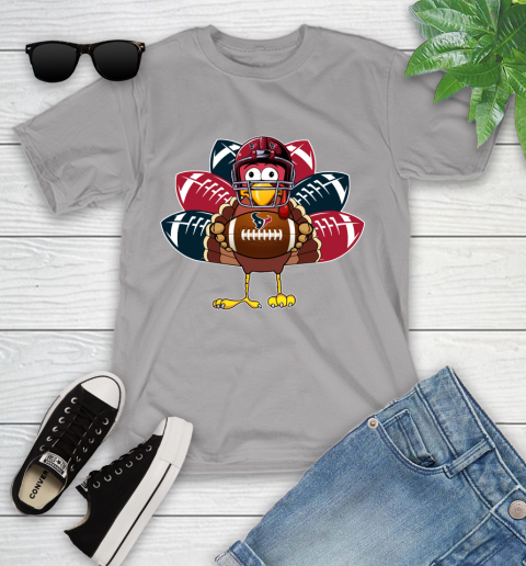 Houston Texans Turkey Thanksgiving Day Youth T-Shirt 4