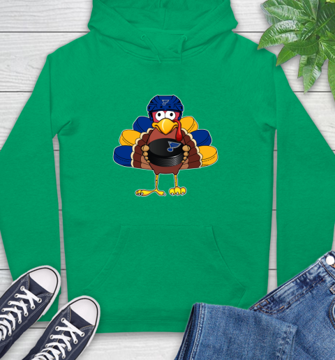 St.Louis Blues Turkey Thanksgiving Day Hoodie 8