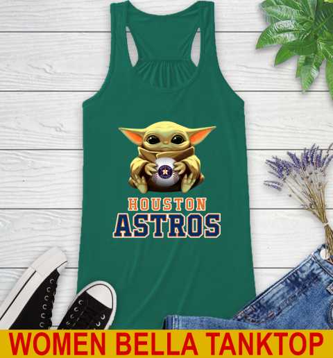 MLB Baseball Houston Astros Star Wars Baby Yoda Shirt 43