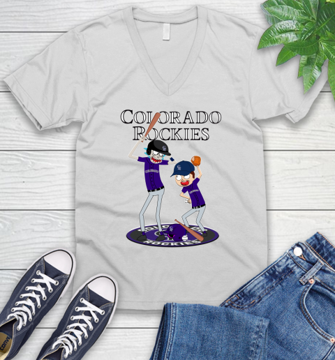 MLB Colorado Rockies Rick And Morty Baseball 49