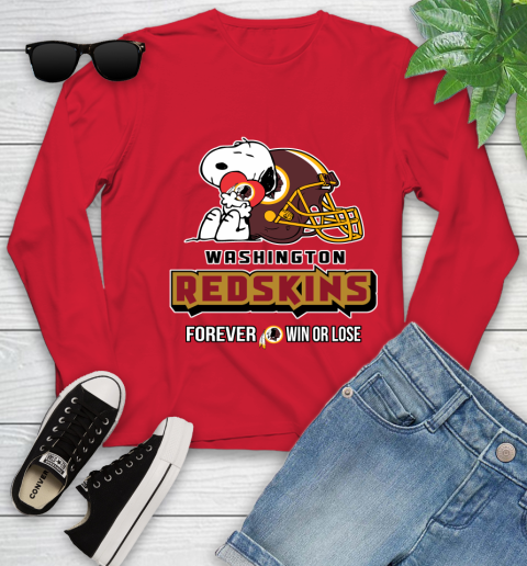 NFL The Peanuts Movie Snoopy Forever Win Or Lose Football Washington Redskins 135