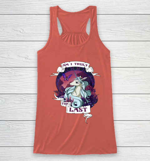 I am truly the last unicorn Racerback Tank 3