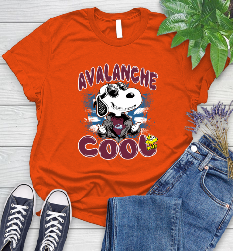 NHL Hockey Colorado Avalanche Cool Snoopy Shirt Women's T-Shirt 3