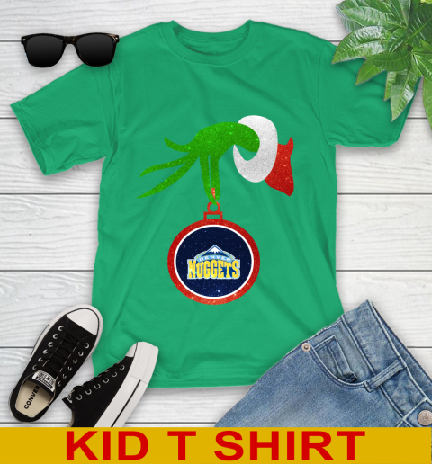 Denver Nuggets Grinch Merry Christmas NBA Basketball Youth T-Shirt 6