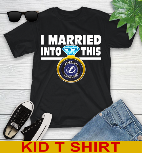 Tampa Bay Lightning NHL Hockey I Married Into This My Team Sports Youth T-Shirt