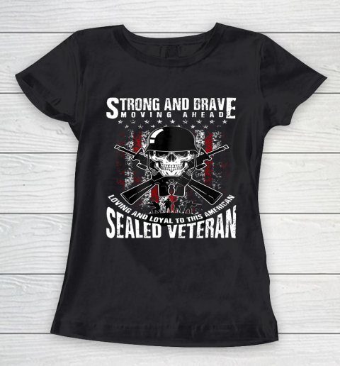 Veteran Shirt Independence Day USA proud Veteran Stars and Stripes Women's T-Shirt
