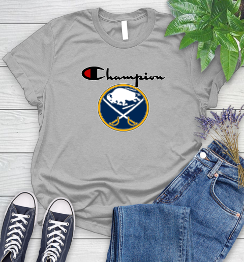 NHL Hockey Buffalo Sabres Champion Shirt Women's T-Shirt 3