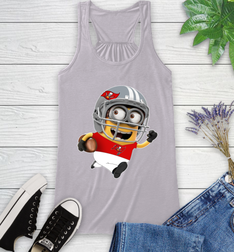 NFL Tampa Bay Buccaneers Minions Disney Football Sports Racerback Tank 5