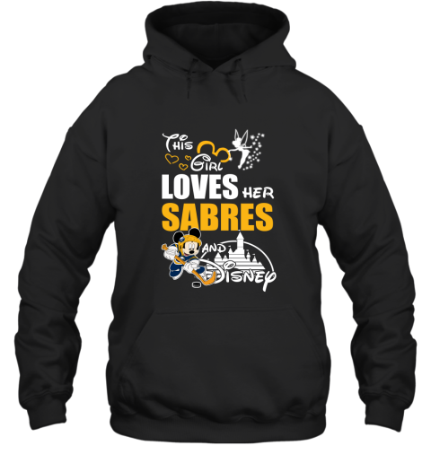This Girl Love Her Buffalo Sabres And Mickey Disney Hoodie