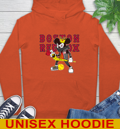 Boston Red Sox MLB Baseball Mickey Peace Sign Sports Hoodie 5