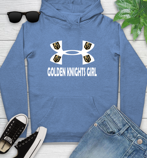 NHL Vegas Golden Knights Girl Under Armour Hockey Sports Youth Hoodie 13