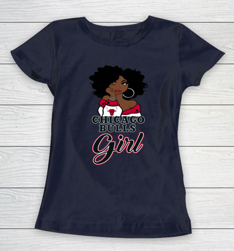 Chicago Bulls Girl NBA Women's T-Shirt 4