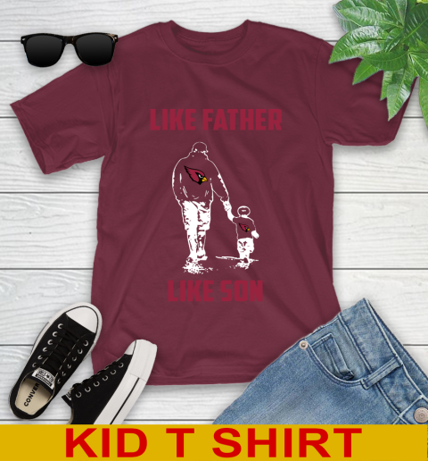 Arizona Cardinals NFL Football Like Father Like Son Sports Youth T-Shirt 5