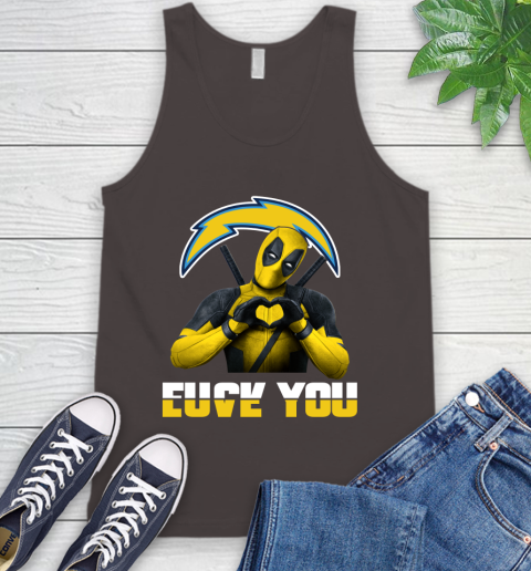 NHL San Diego Chargers Deadpool Love You Fuck You Football Sports Tank Top 6