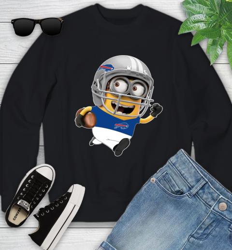 NFL Buffalo Bills Minions Disney Football Sports Youth Sweatshirt 2