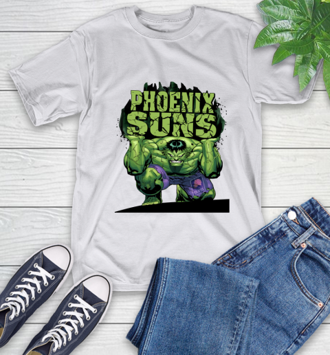 Phoenix Suns NBA Basketball Incredible Hulk Marvel Avengers Sports T-Shirt 12
