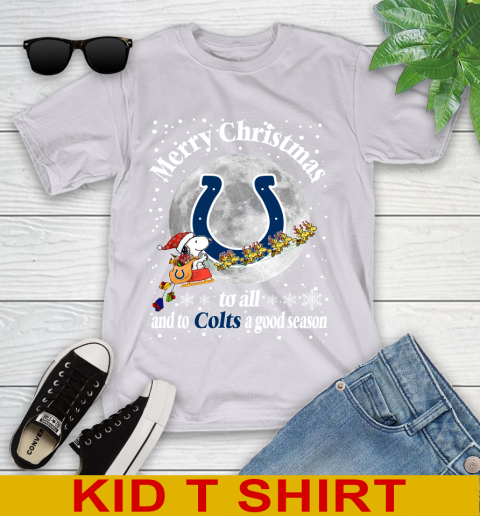 Indianapolis Colts Merry Christmas To All And To Colts A Good Season NFL Football Sports Youth T-Shirt 4