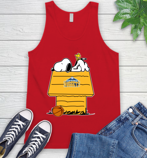 Denver Nuggets NBA Basketball Snoopy Woodstock The Peanuts Movie Tank Top 6