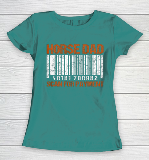 Horse Dad Scan For Payment Women's T-Shirt 10