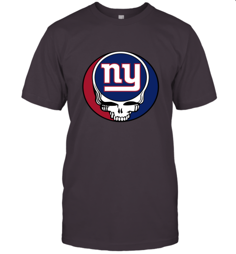 NFL Team New York Giants x Grateful Dead Logo Band Unisex Jersey Tee