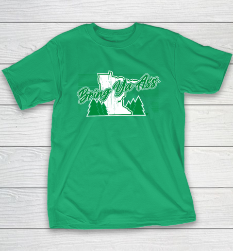 Bring Ya Ass  Minnesota Basketball Youth T-Shirt 4