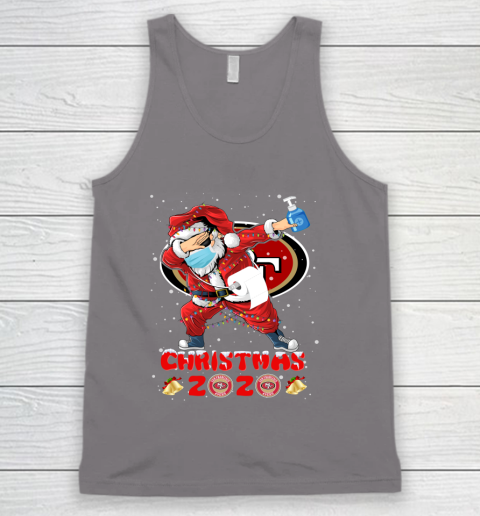 San Francisco 49ers Funny Santa Claus Dabbing Christmas 2020 NFL Tank Top 6