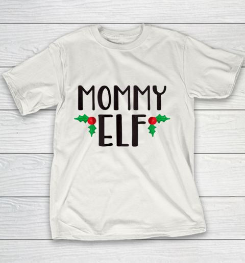 Mommy Elf Funny Family Christmas Gift Youth T-Shirt