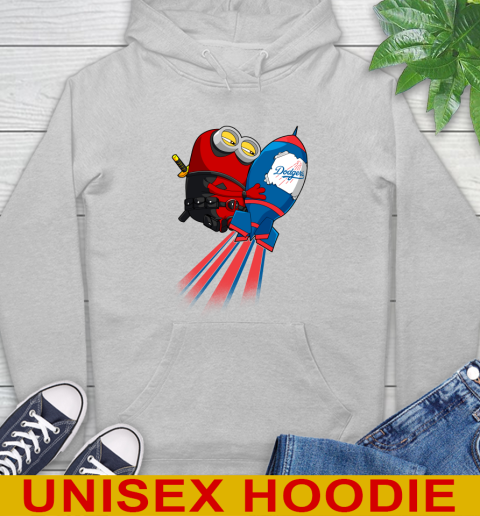 MLB Baseball Los Angeles Dodgers Deadpool Minion Marvel Shirt Hoodie 6