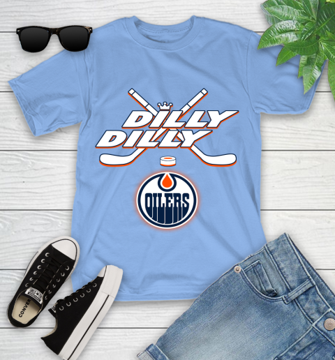 NHL Edmonton Oilers Dilly Dilly Hockey Sports Youth T-Shirt 11