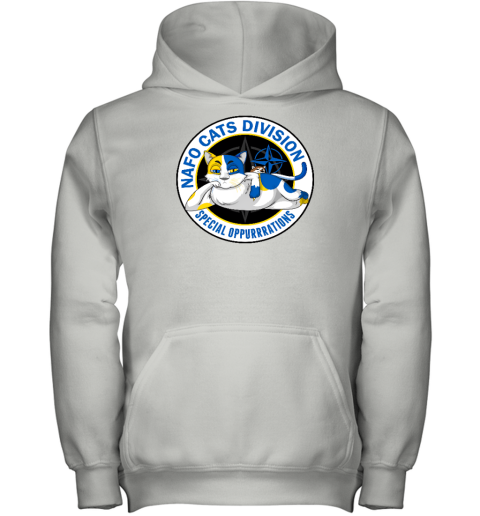 Nafo Cat Division Special Oppurrrations Youth Hoodie