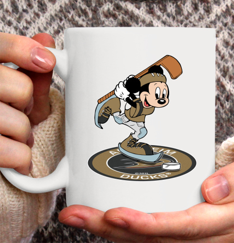 NHL Hockey Anaheim Ducks Cheerful Mickey Disney Shirt Ceramic Mug 11oz 2