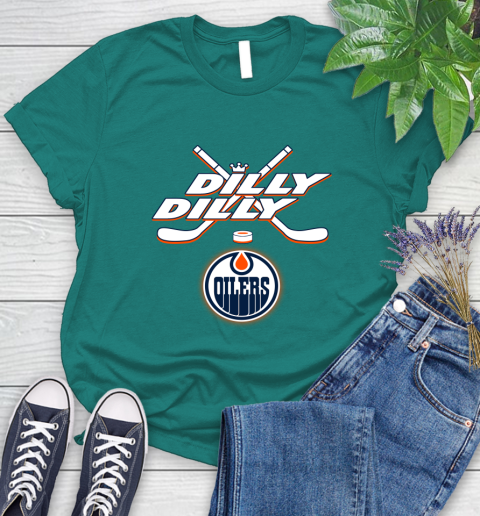 NHL Edmonton Oilers Dilly Dilly Hockey Sports Women's T-Shirt 12