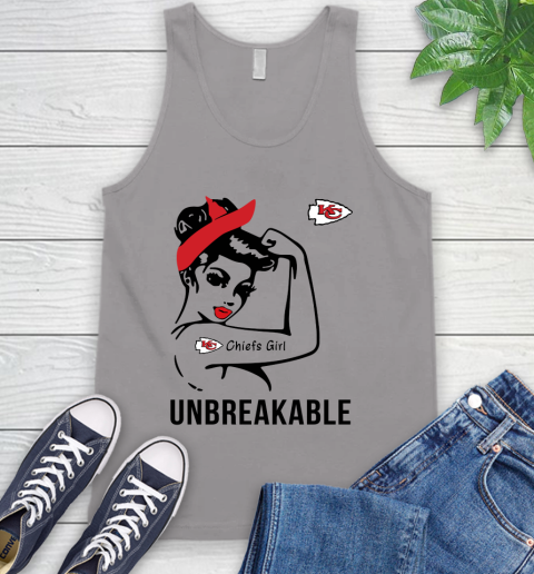 NFL Kansas City Chiefs Girl Unbreakable Football Sports Tank Top 2