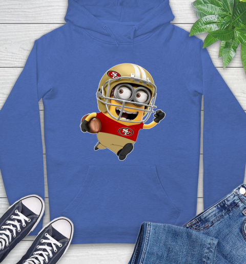 NFL San Francisco 49ers Minions Disney Football Sports Hoodie 9