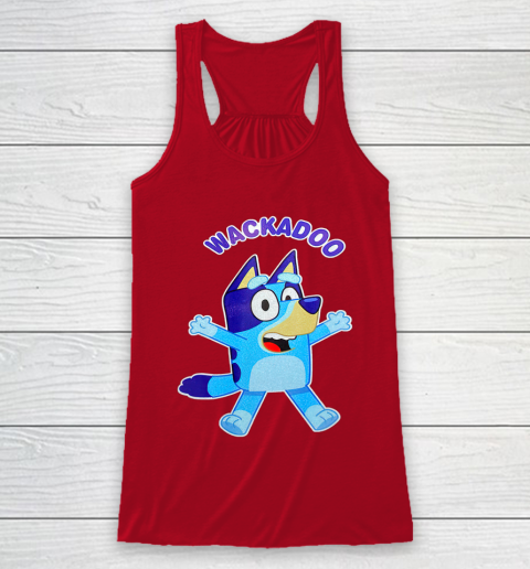 Wackadoo Blueys Love Fathers Day Gift Racerback Tank 4